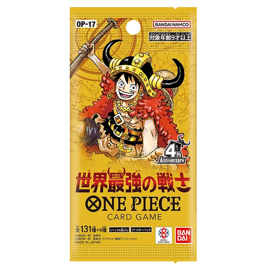 One Piece CG The World's Strongest Warriors OP-17 Booster Pack (Japanese)