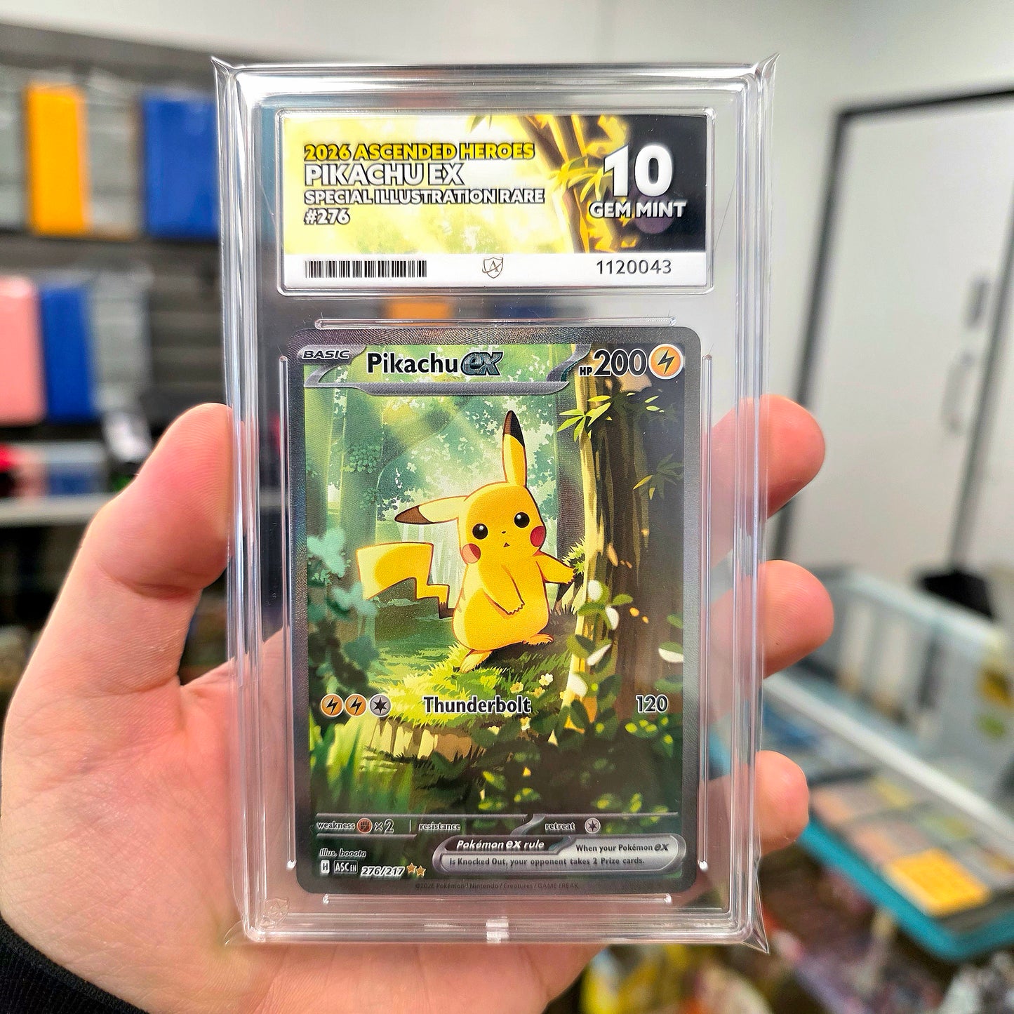Pokemon TCG Pikachu ex Ascended Heroes 276/217 (ACE 10)