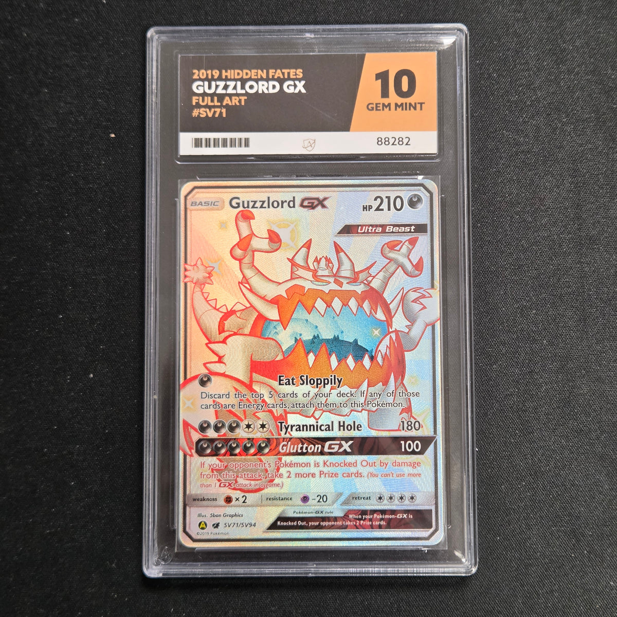 Pokemon TCG Guzzlord GX Hidden Fates SV71/SV94 (Ace 10)