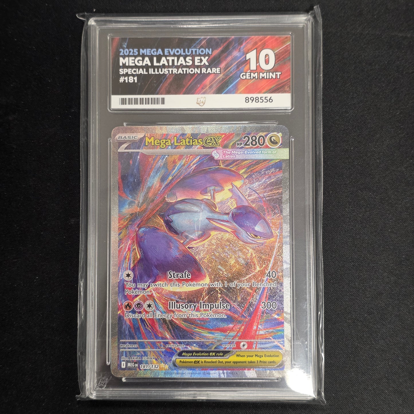 Pokemon TCG Mega Latias ex Mega Evolution 181/132 (Ace 10)