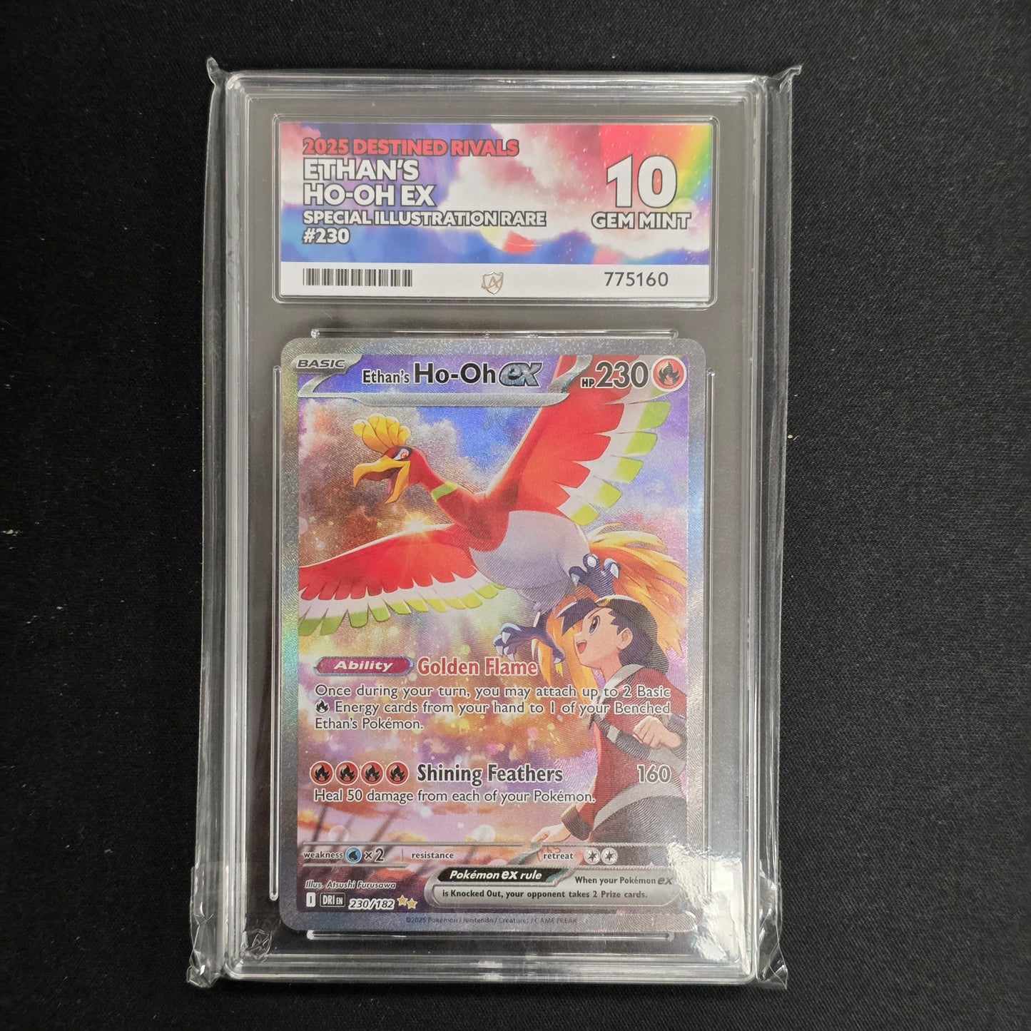 Pokemon TCG Ethans Ho-Oh ex Destined Rivals 230/182 (Ace 10)