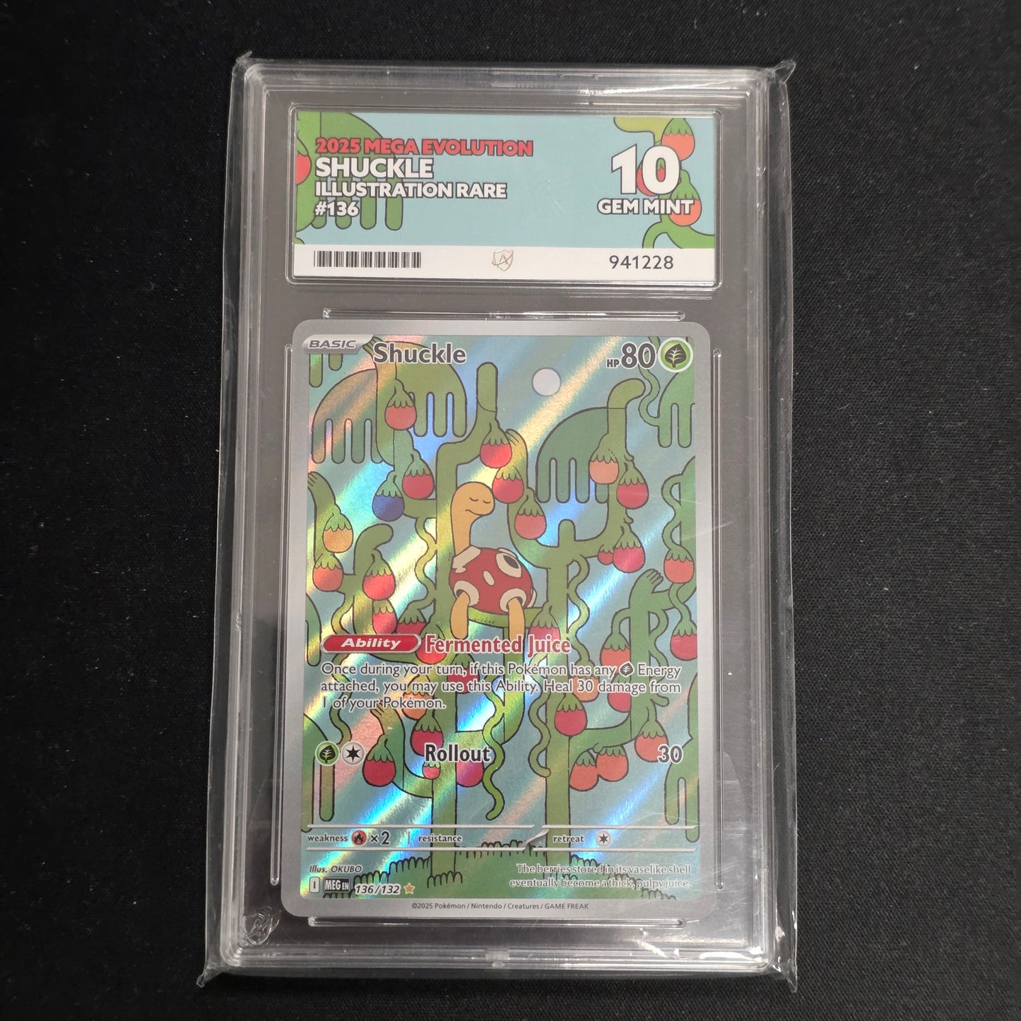 Pokemon TCG Shuckle Mega Evolution 136/132 (Ace 10)