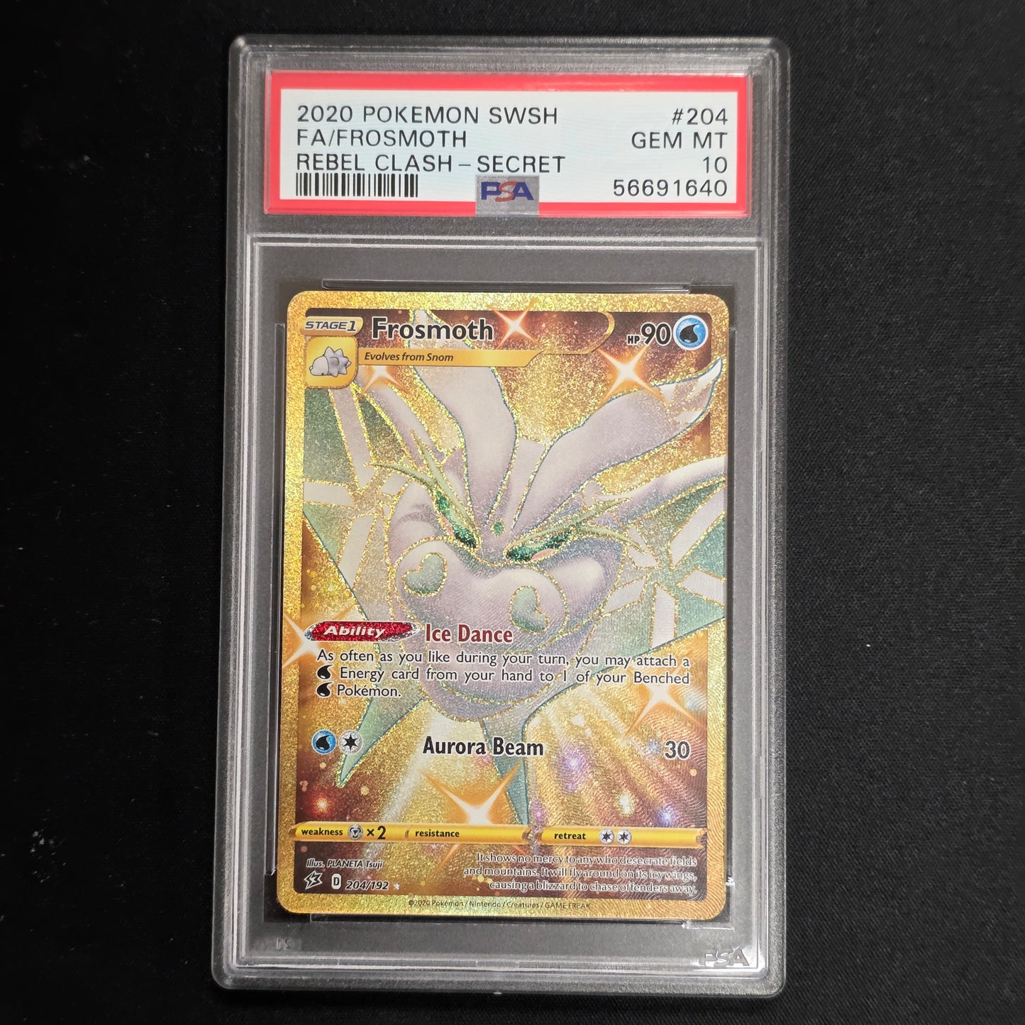 Pokemon TCG Frosmoth Rebel Clash 204/192 (PSA 10)