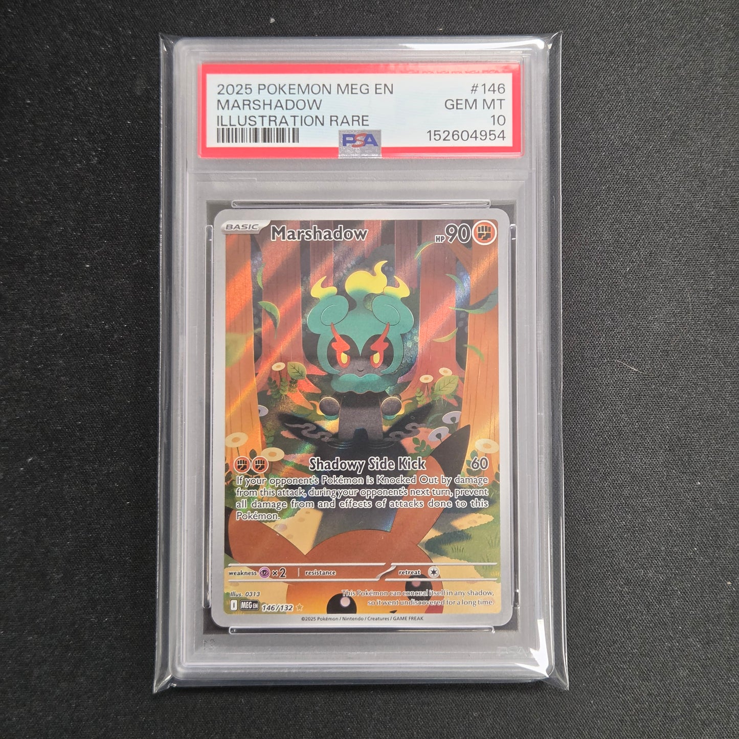 Pokemon TCG Marshadow Mega Evolution 146/132 (PSA 10)
