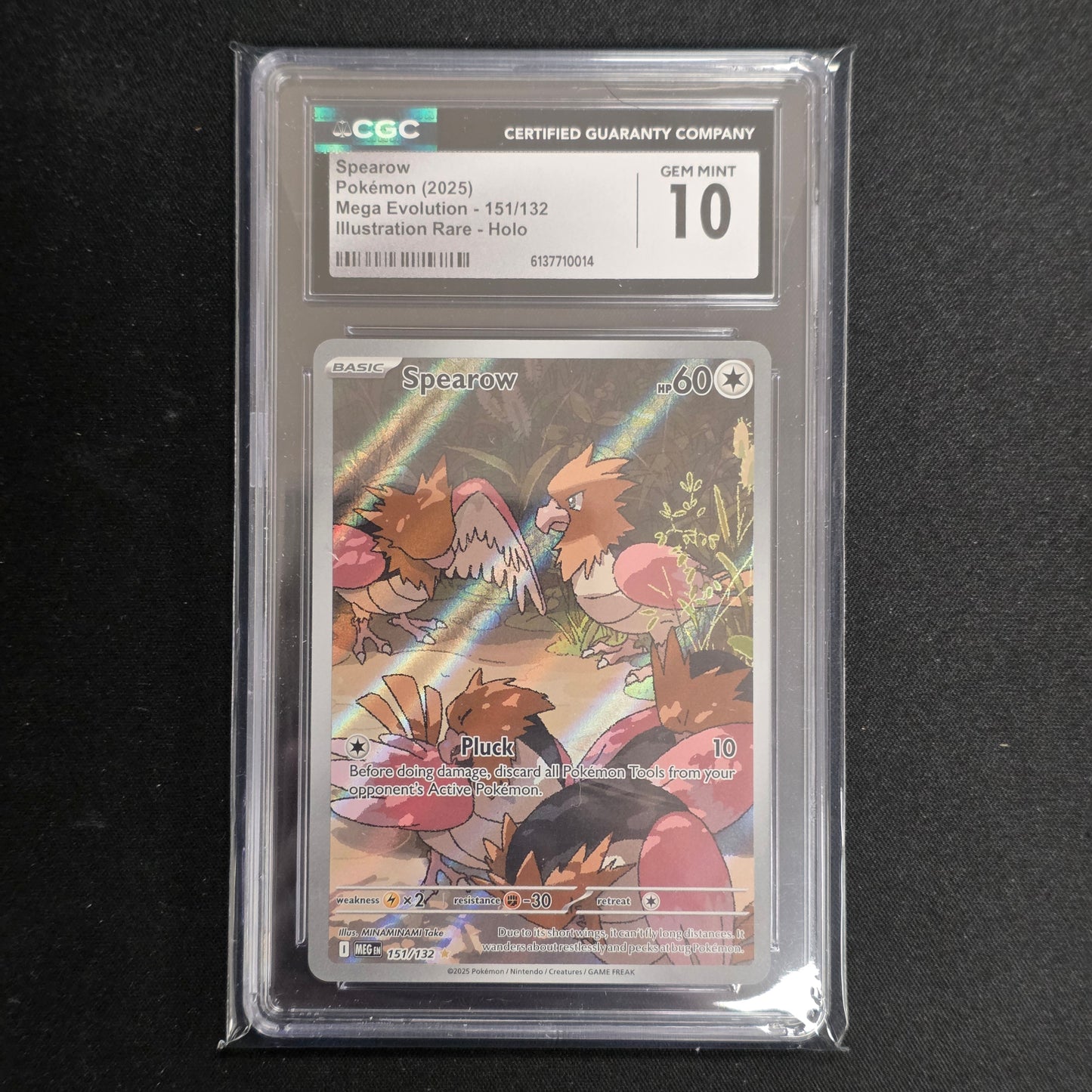 Pokemon TCG Spearow Mega Evolution 151/132 (CGC 10)