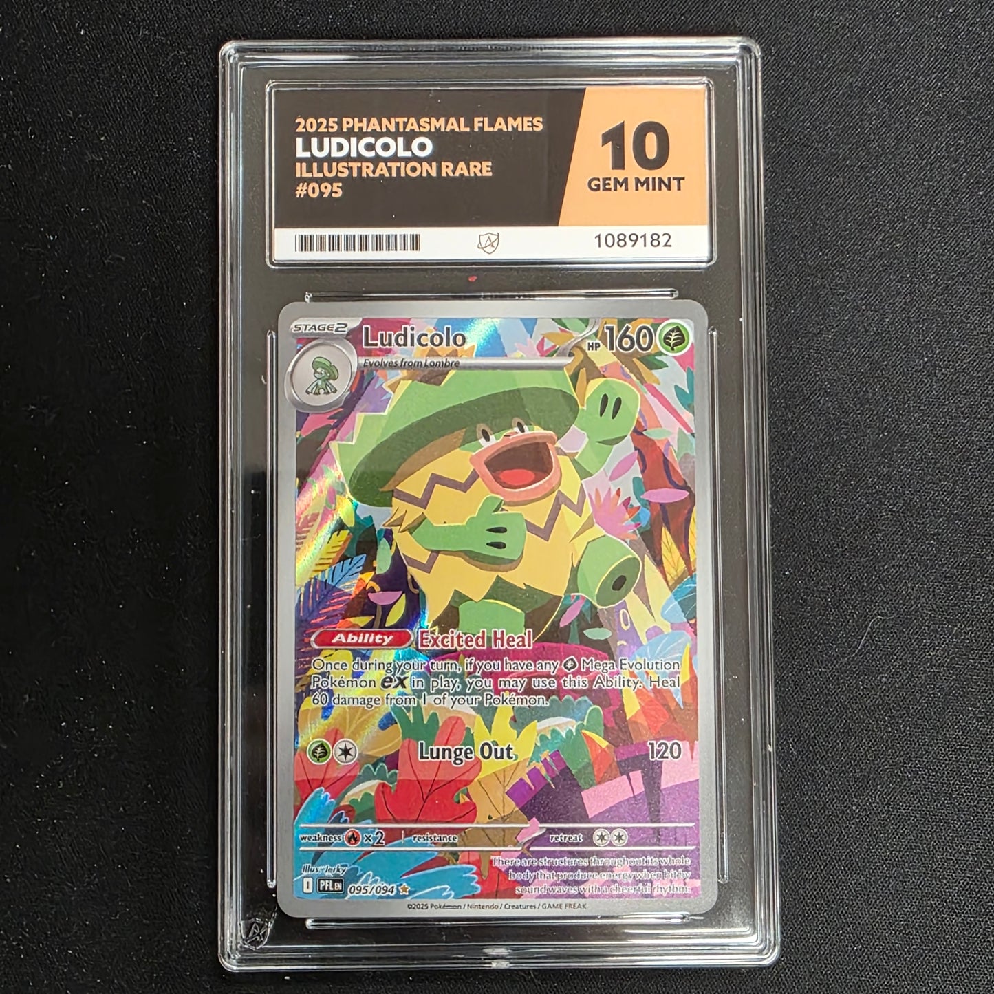 Pokemon TCG Ludicolo Phantasmal Flames 095/094 (Ace 10)