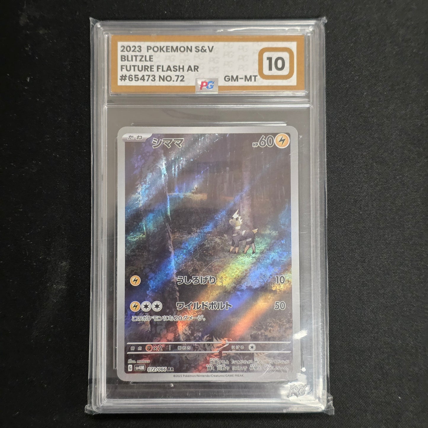 Pokemon TCG Blitzle Future Flash 072/066 (Japanese) (PG Grading)