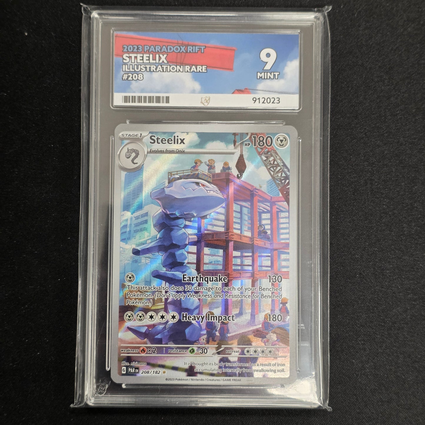 Pokemon TCG Steelix Paradox Rift 208/182 (Ace 9)