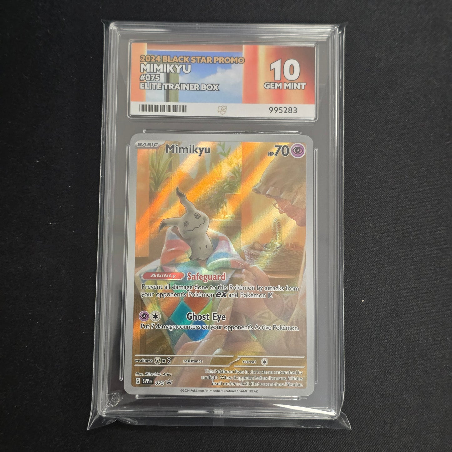Pokemon TCG Mimikyu Promo 075 (Ace 10)