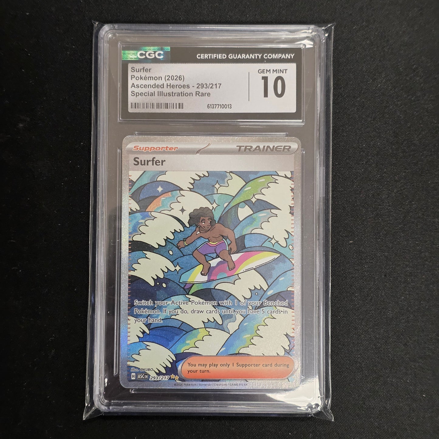 Pokemon TCG Surfer Ascended Heroes 293/217 (CGC 10)