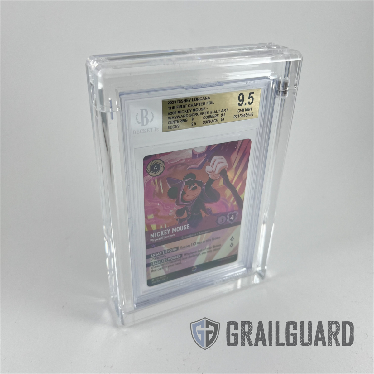 Graded Card Premium Acrylic Magnetic Ultra Thick Display Case BGS
