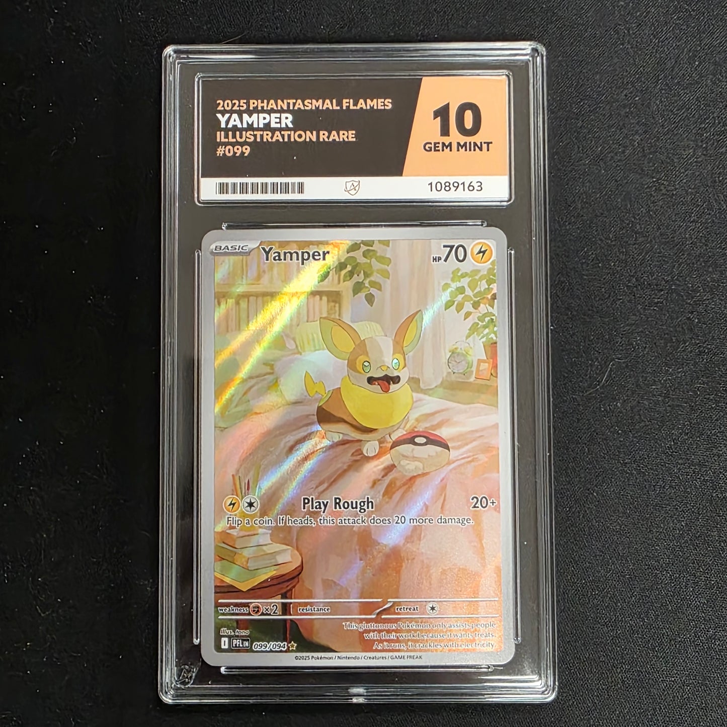 Pokemon TCG Yamper Phantasmal Flames 099/094 (Ace 10)