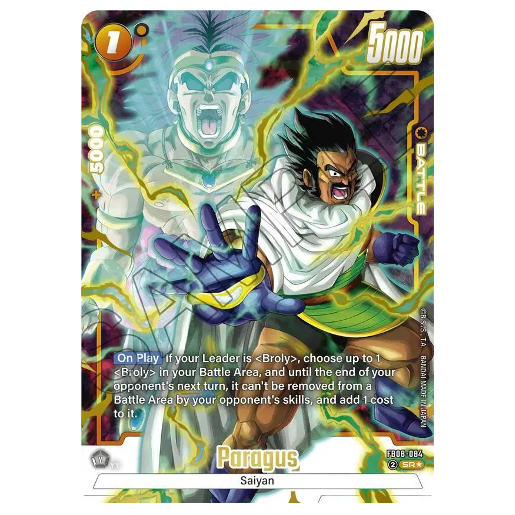 Dragon Ball CG Paragus *Alternate Art* Saiyan's Pride FB08-084