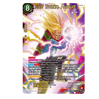 Dragon Ball CG SS2 Trunks Pursuit Fearsome Rivals BT29-097