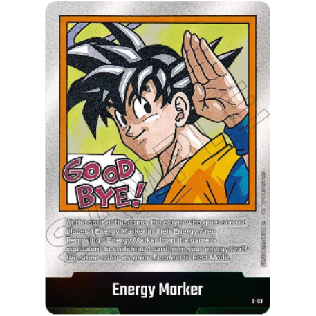 Dragon Ball CG Silver Energy Marker Fusion World Energy Markers E-83