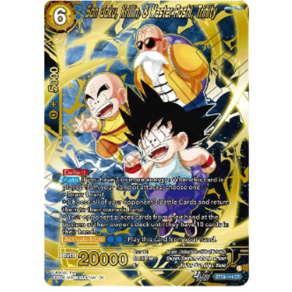 Dragon Ball CG Son Goku, Krillin, & Master Roshi, Trinity Three Glorious Fighters BT30-144