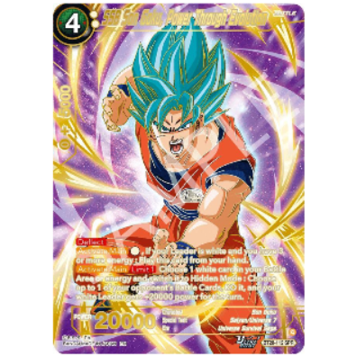 Dragon Ball SSB Son Goku, Power Through Evolution *Secret Rare* Prismatic Clash BT28-112