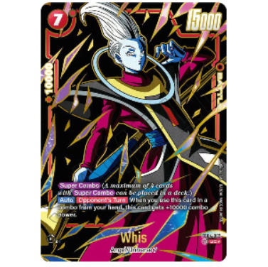 Dragon Ball Super CG Whis * Alternate Art* Ultra Limit Alternate Art Reprints FB04-002