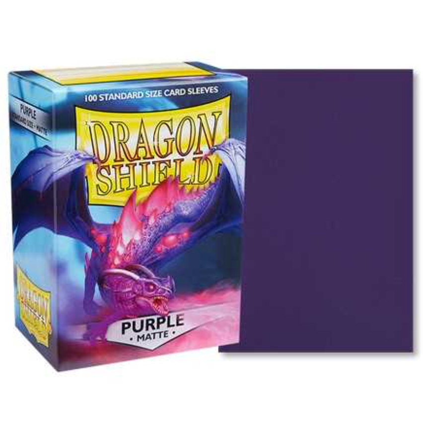 Dragon Shield Matte Purple Sleeves