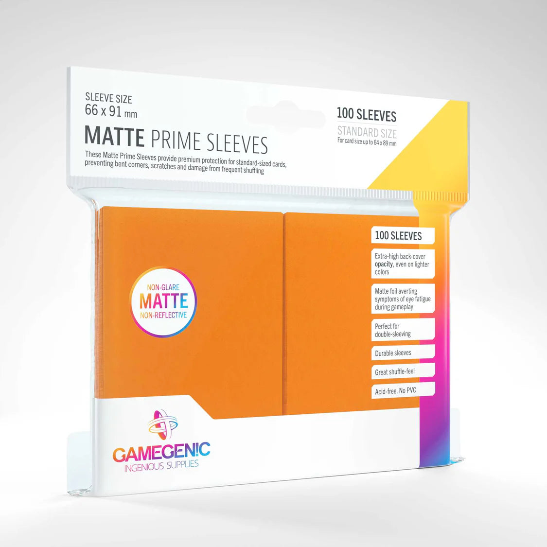 Gamegenic Matt Prime Sleeves 100x