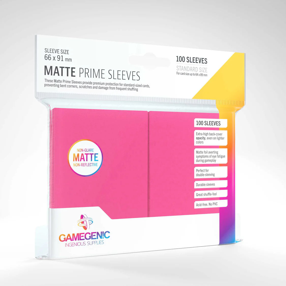 Gamegenic Matt Prime Sleeves 100x