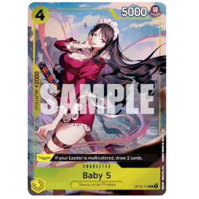 One Piece CG Baby 5 One Piece Promotion Cards OP12-112