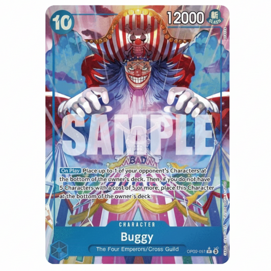 One Piece CG Buggy *Alternate Art* Emperors in the New World OP09-051
