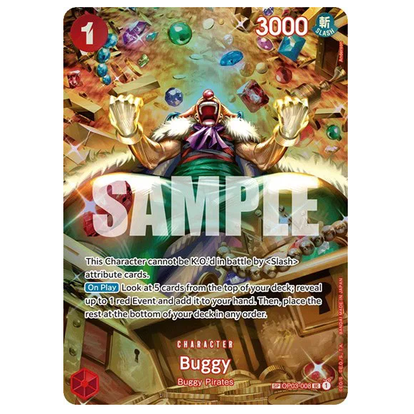 One Piece CG Buggy SP Wings of the Captain OP03-008