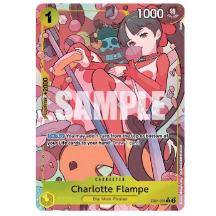 One Piece CG Charlotte Flampe *Alternate Art Memorial Collection EB01-056