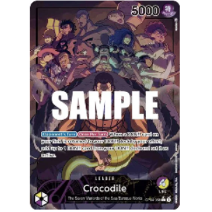 One Piece CG Crocodile *Alternate Art* Kingdoms of Intrigue OP04-058