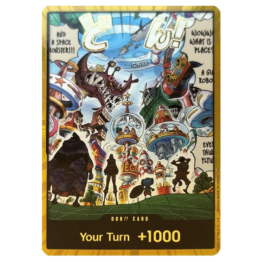 One Piece CG Don!! Card Egghead Gold 