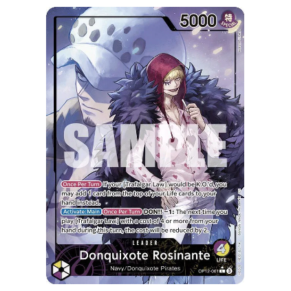 One Piece CG Donquixote Rosinante *Alternate Art* Leagacy of the Master OP12-061