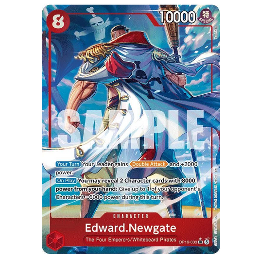 One Piece CG Edward.Newgate *Alternate Art* The Time of Battle OP16-003