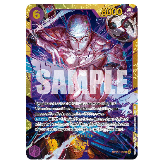 One Piece CG Enel Adventure on Kami's Island OP15-118