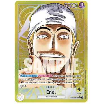 One Piece CG Enel *Alternate Art* Awakening of the New Era OP05-098