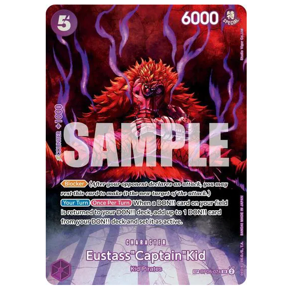 One Piece CG Eustass"Captain"Kid SP 500 Years in the Future OP05-074