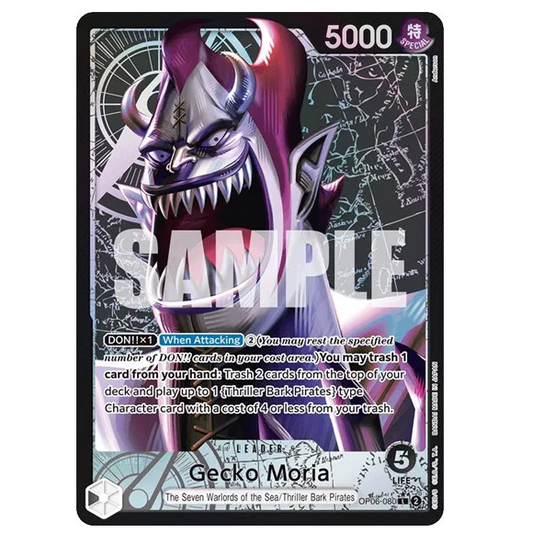 One Piece CG Gecko Moria *Alternate Art* Wings of the Captain OP06-080