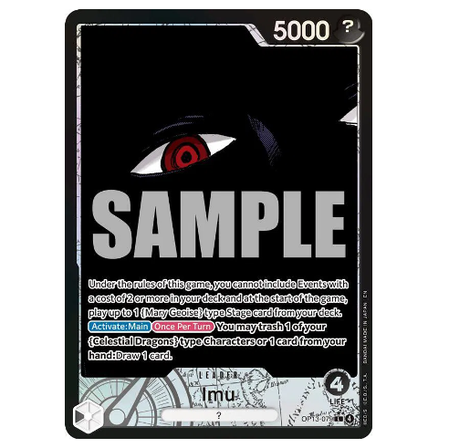 One Piece CG Imu *Alternate Art* Carrying on His Will OP13-079