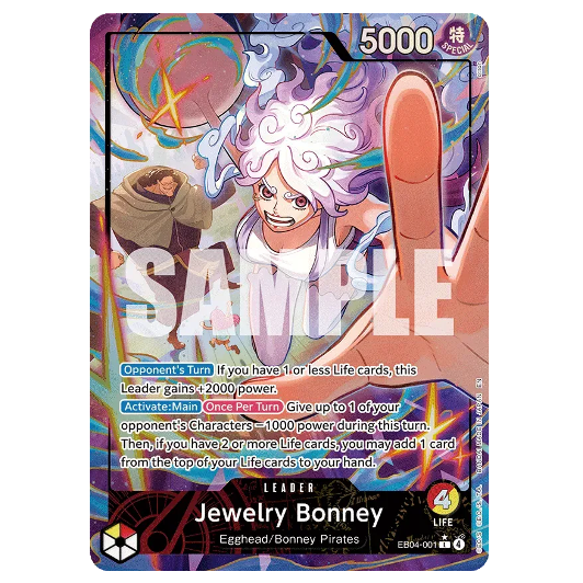 One Piece CG Jewelry Bonney *Alternate Art* Adventure on Kami's Island EB04-001