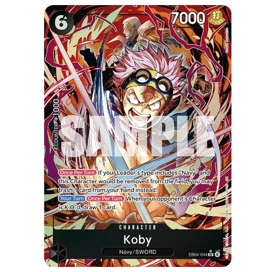One Piece CG Koby *Alternate Art* Adventure on Kami's Island EB04-044