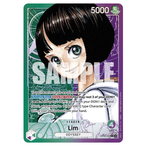 One Piece CG Lim *Alternate Art* Emperors in the New World OP09-022