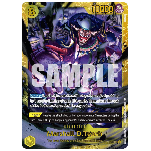 One Piece CG Marshall.D.Teach The Time of Battle OP16-119