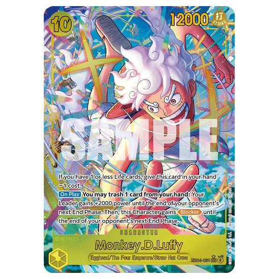 One Piece CG Monkey.D.Luffy *Alternate Art* Adventure on Kami's Island EB04-061