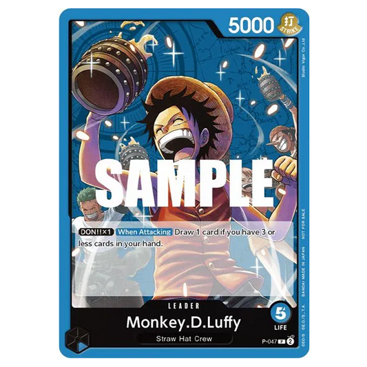 One Piece CG Monkey.D.Luffy Promo P-047