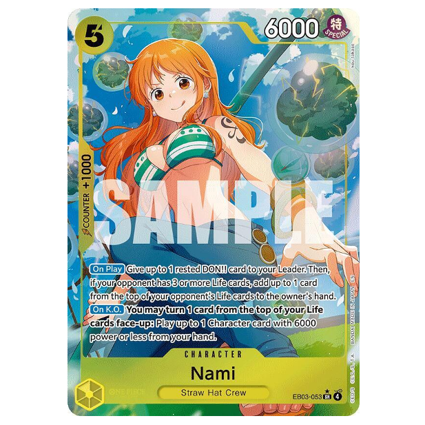 One Piece CG Nami *Alternate Art* Heroines EB03-053