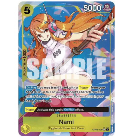 One Piece CG Nami *Parallel* Two Legends OP08-106
