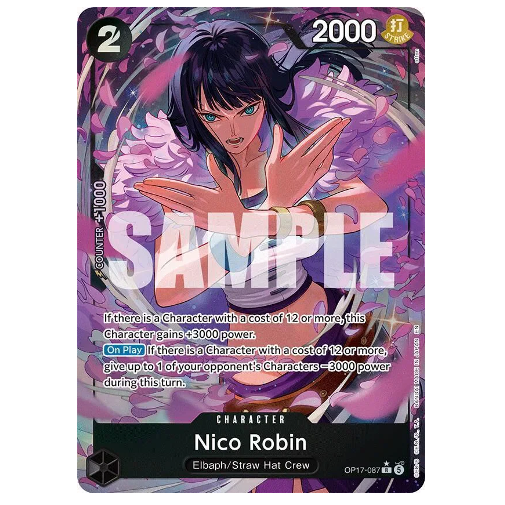 One Piece CG Nico Robin *Alternate Art* The Worlds Strongest Warriors OP17-087