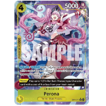 One Piece CG Perona *Alternate Art* The Azure Sea's Seven OP14-111