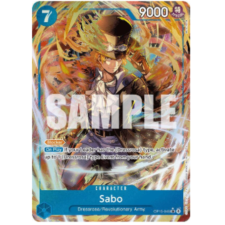 One Piece CG Sabo *Alternate Art* Adventure on Kami's Island OP15-046