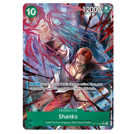One Piece CG Shanks *Alternate Art* Carrying On His Will OP13-028